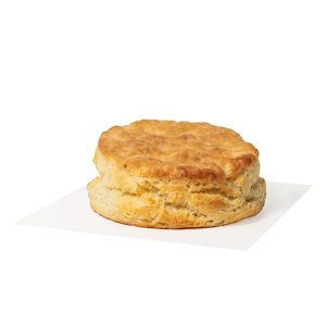 large biscuit on plate