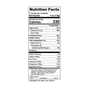 Cheesecake Bites nutrition facts