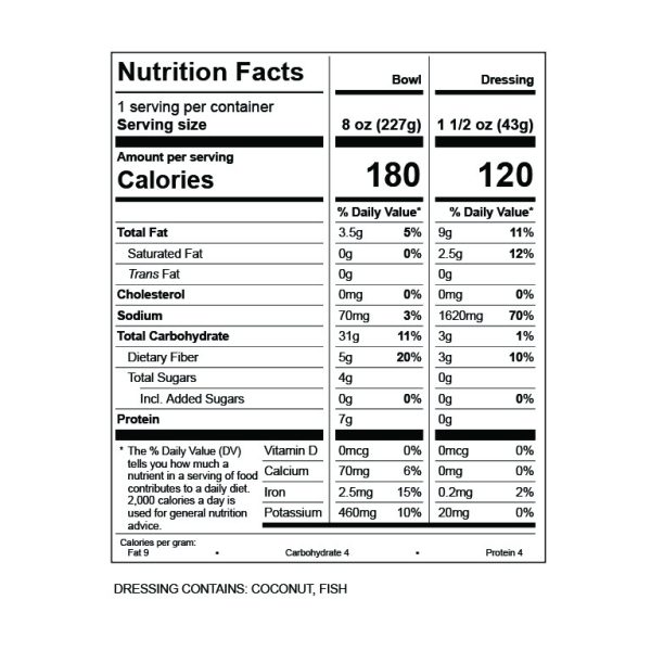 Roasted Vegetable Quinoa Salad Nutrition Facts