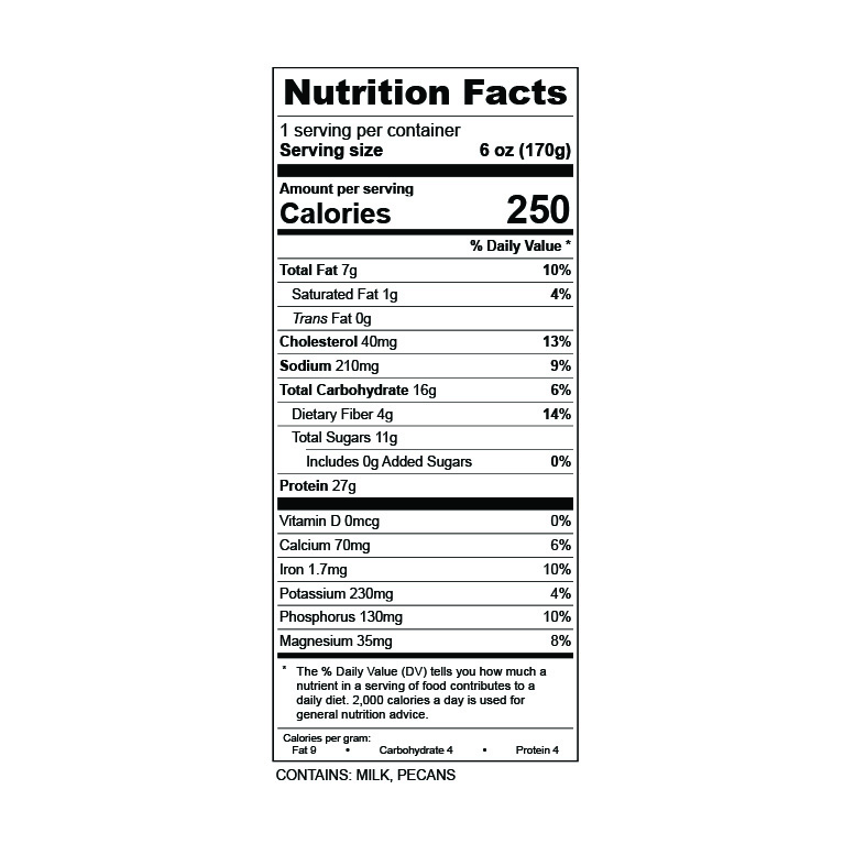 Curry Chicken Salad nutrition facts