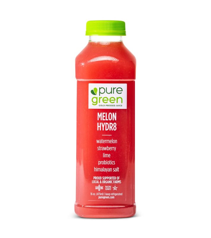 pure green melon hydr8 cold pressed juice