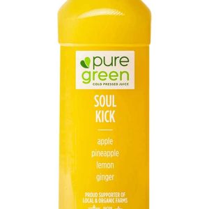 pure green soul kick cold pressed juice