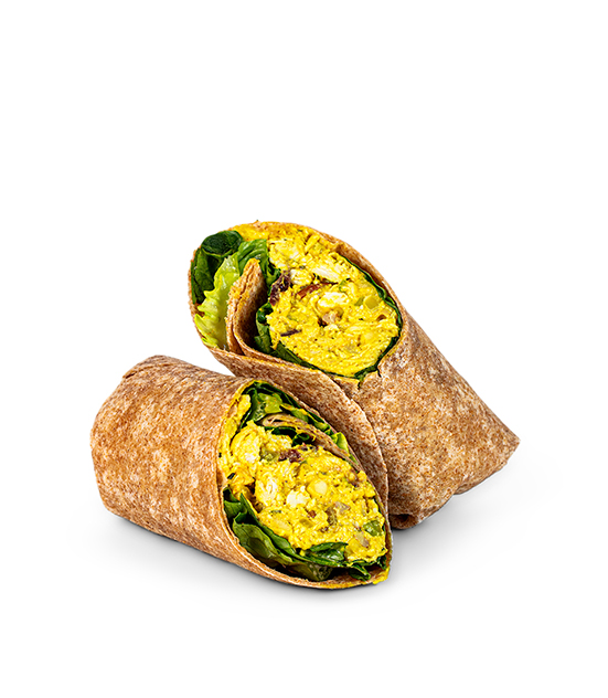 Curry Chicken Salad Whole Wheat Wrap
